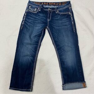 Rock Revival vivian Easy Crop jean Size 32